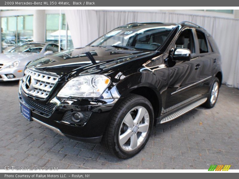 Black / Black 2009 Mercedes-Benz ML 350 4Matic