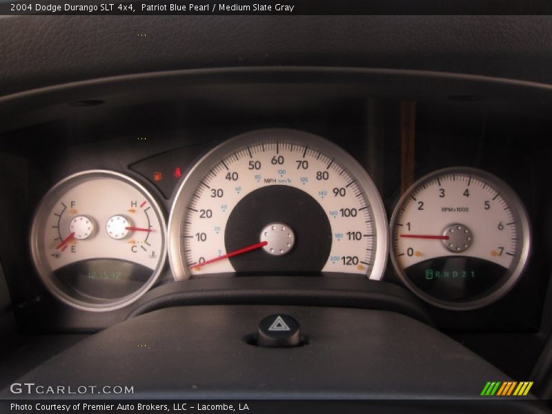 Patriot Blue Pearl / Medium Slate Gray 2004 Dodge Durango SLT 4x4