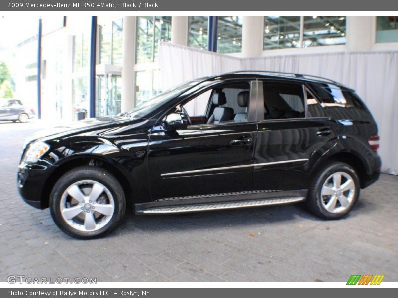 Black / Black 2009 Mercedes-Benz ML 350 4Matic