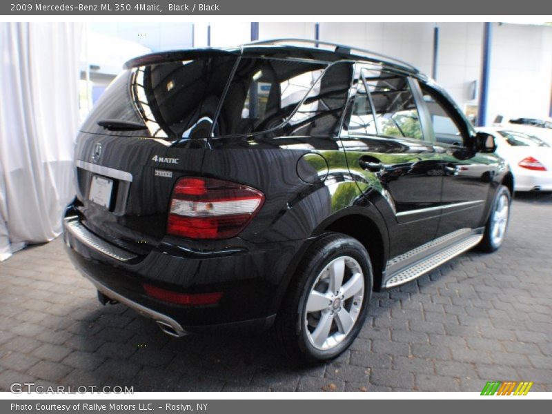 Black / Black 2009 Mercedes-Benz ML 350 4Matic