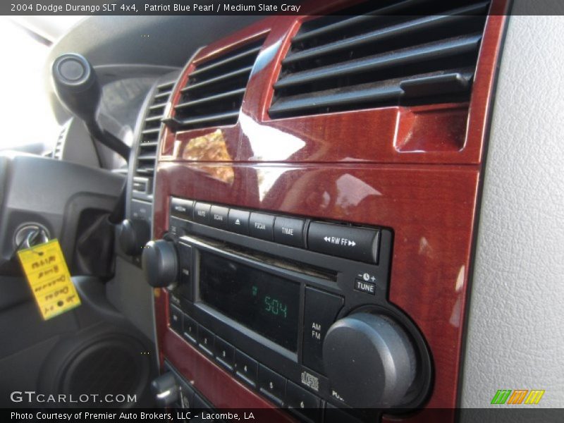 Patriot Blue Pearl / Medium Slate Gray 2004 Dodge Durango SLT 4x4