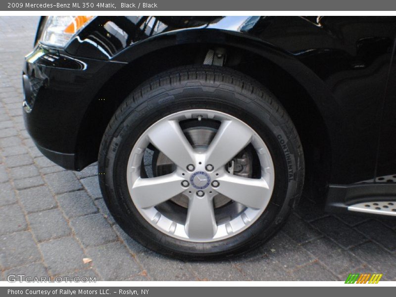 Black / Black 2009 Mercedes-Benz ML 350 4Matic