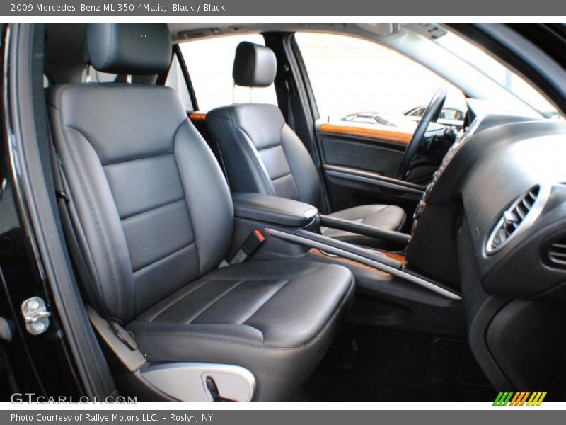 Black / Black 2009 Mercedes-Benz ML 350 4Matic