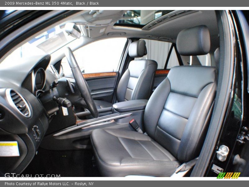 Black / Black 2009 Mercedes-Benz ML 350 4Matic