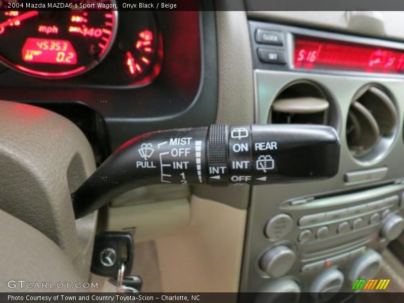 Controls of 2004 MAZDA6 s Sport Wagon