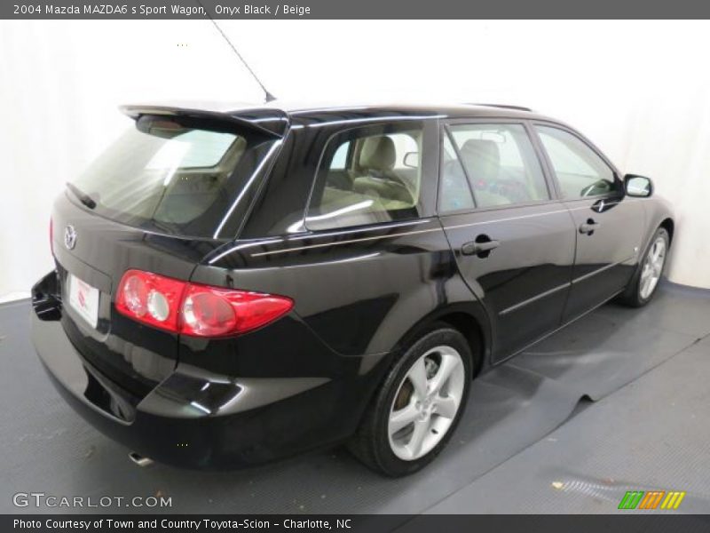 Onyx Black / Beige 2004 Mazda MAZDA6 s Sport Wagon