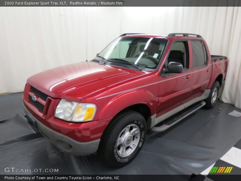 Redfire Metallic / Medium Flint 2003 Ford Explorer Sport Trac XLT