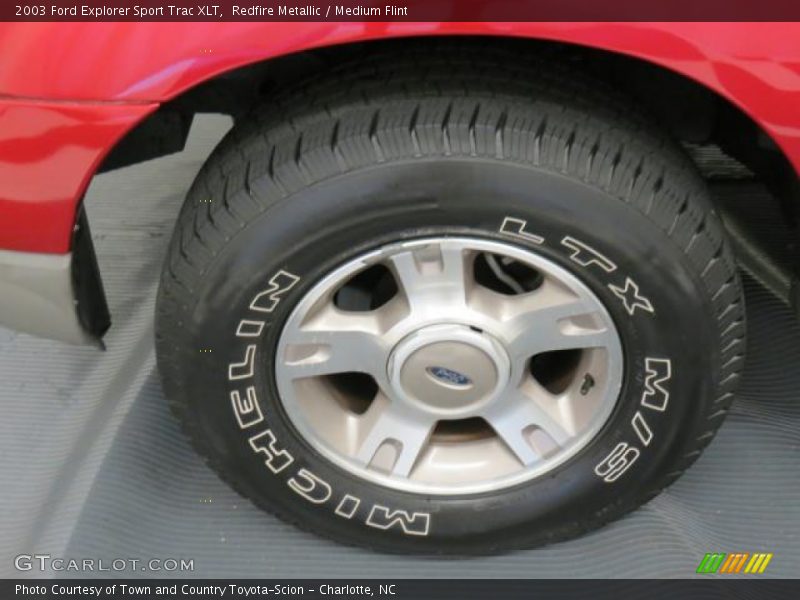 Redfire Metallic / Medium Flint 2003 Ford Explorer Sport Trac XLT