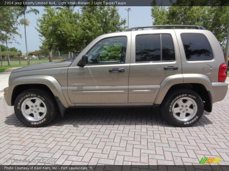 Light Khaki Metallic / Light Taupe/Taupe 2004 Jeep Liberty Limited 4x4
