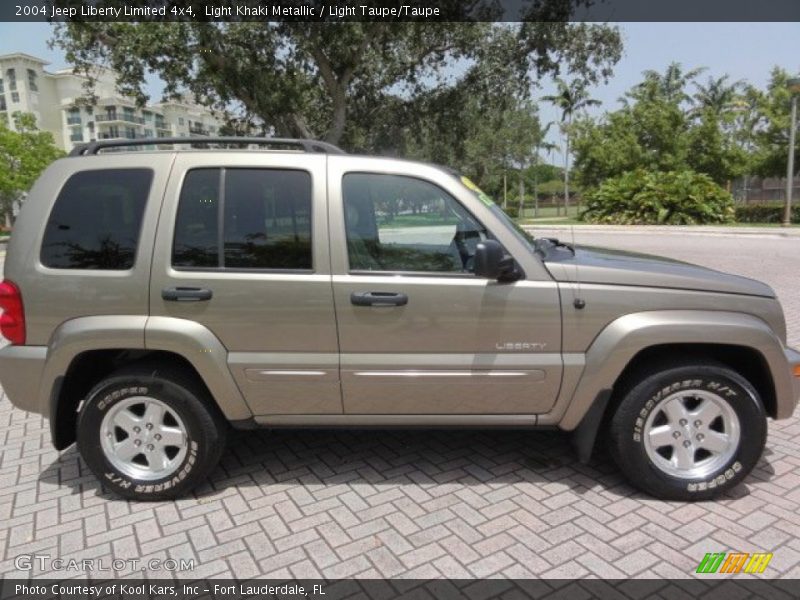 Light Khaki Metallic / Light Taupe/Taupe 2004 Jeep Liberty Limited 4x4