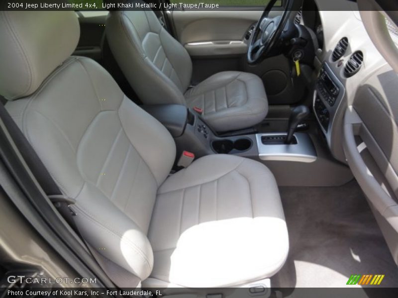 Light Khaki Metallic / Light Taupe/Taupe 2004 Jeep Liberty Limited 4x4