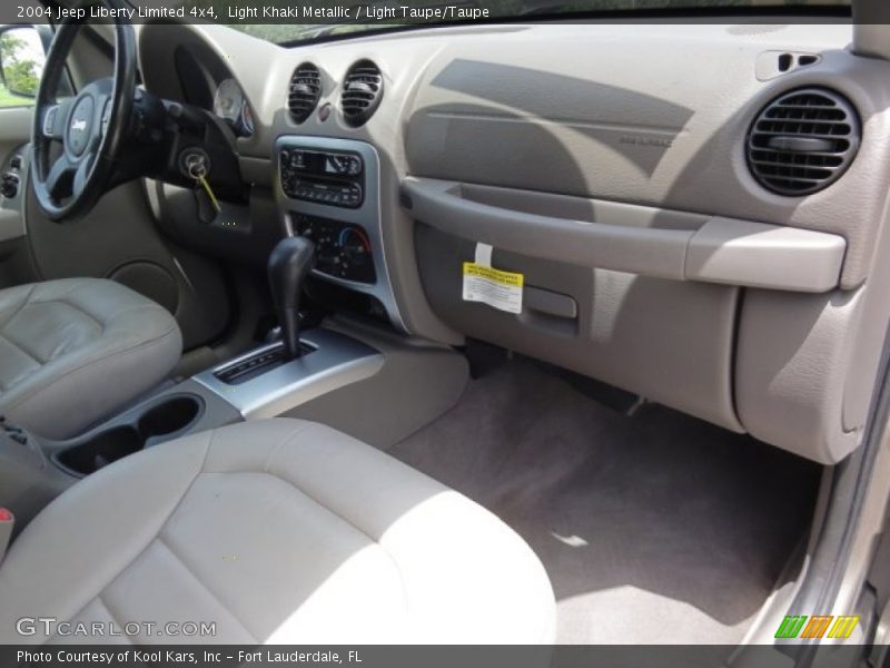Light Khaki Metallic / Light Taupe/Taupe 2004 Jeep Liberty Limited 4x4