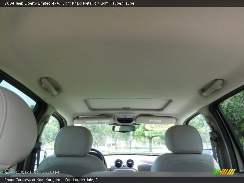 Light Khaki Metallic / Light Taupe/Taupe 2004 Jeep Liberty Limited 4x4