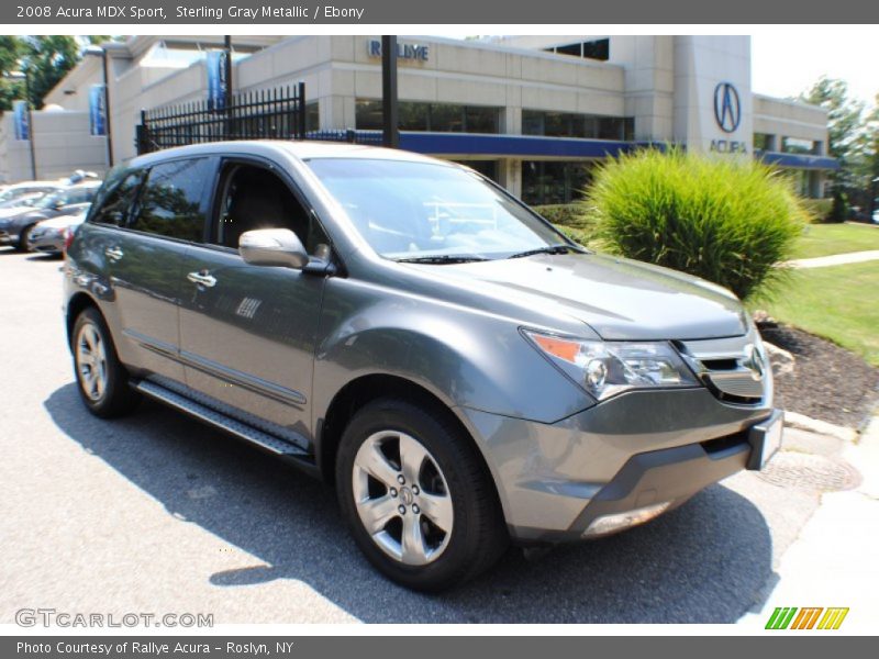Sterling Gray Metallic / Ebony 2008 Acura MDX Sport