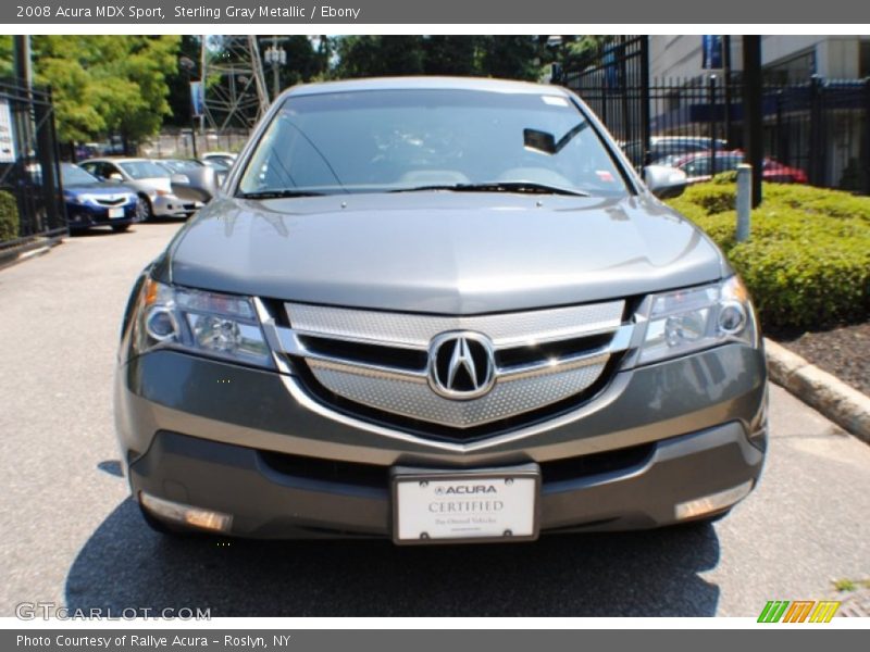 Sterling Gray Metallic / Ebony 2008 Acura MDX Sport