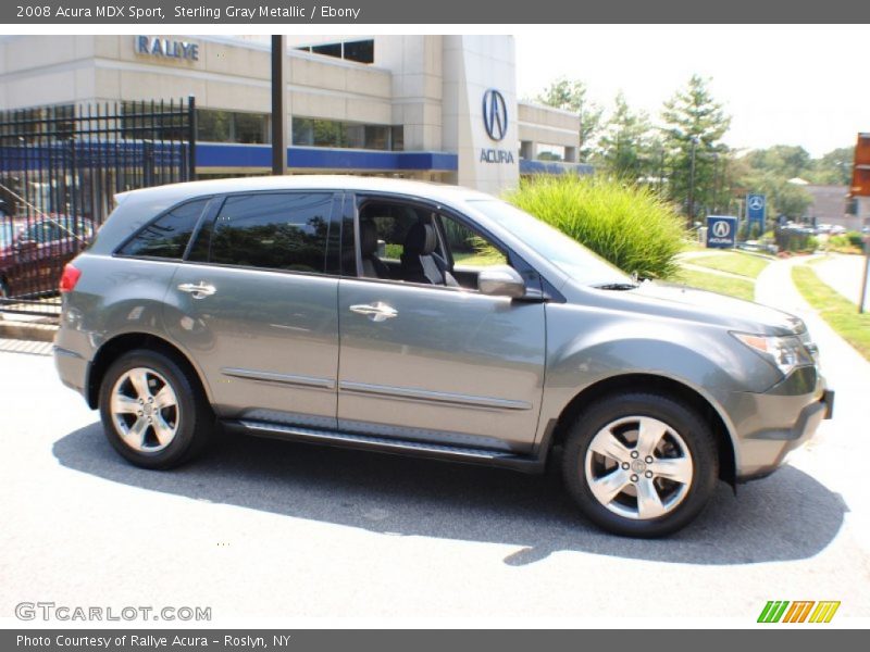 Sterling Gray Metallic / Ebony 2008 Acura MDX Sport