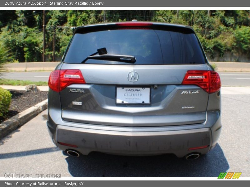 Sterling Gray Metallic / Ebony 2008 Acura MDX Sport