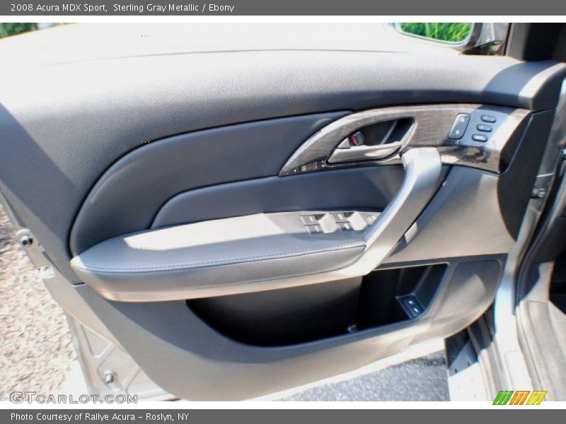 Sterling Gray Metallic / Ebony 2008 Acura MDX Sport