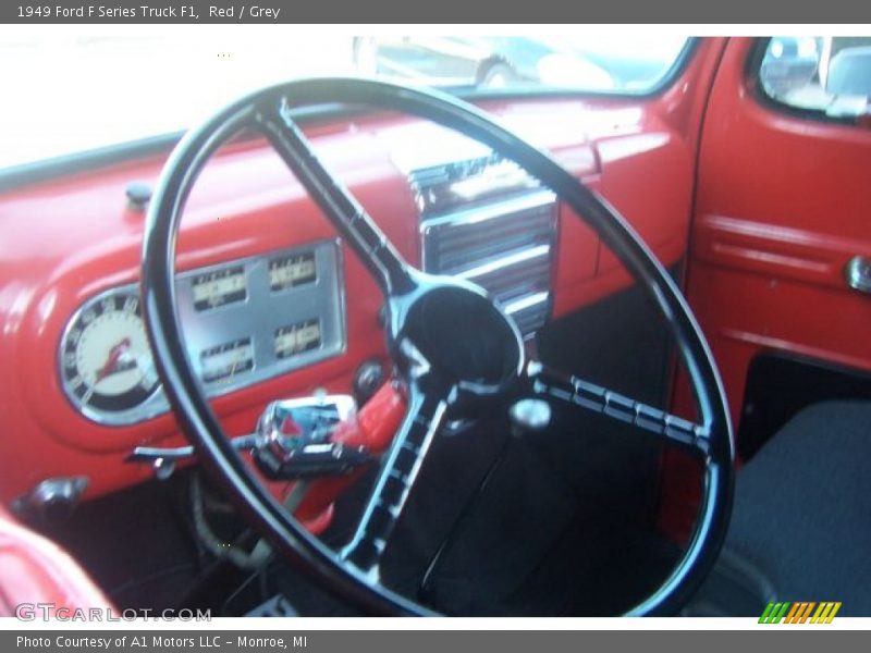 Red / Grey 1949 Ford F Series Truck F1