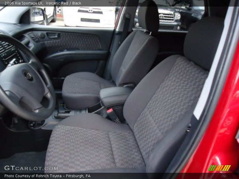 Volcanic Red / Black 2006 Kia Sportage LX