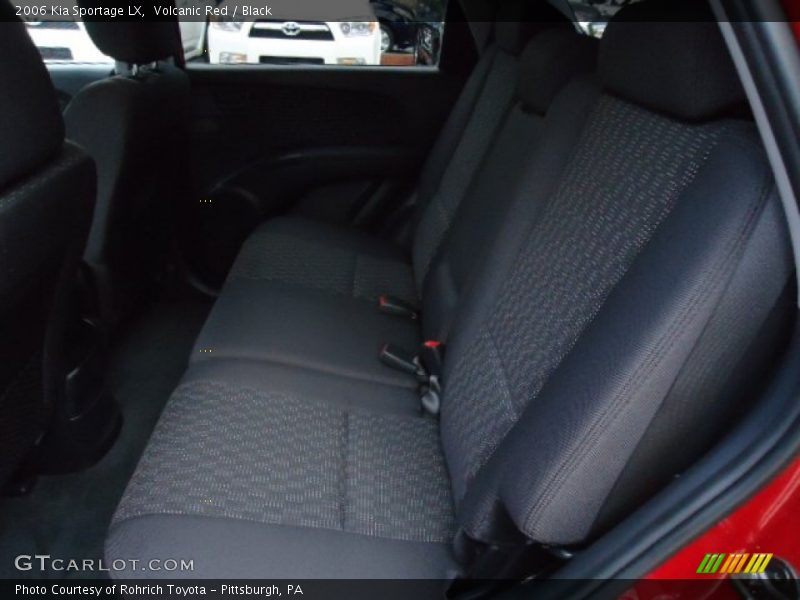 Volcanic Red / Black 2006 Kia Sportage LX