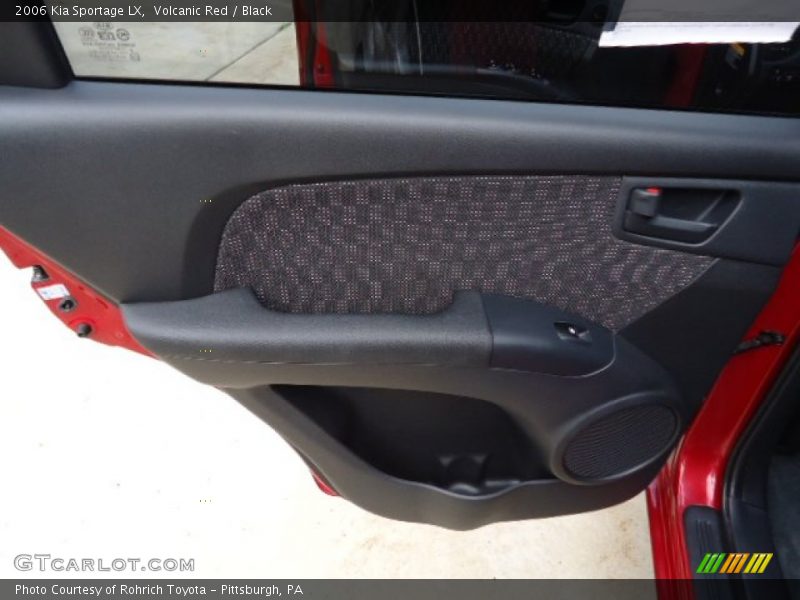 Volcanic Red / Black 2006 Kia Sportage LX