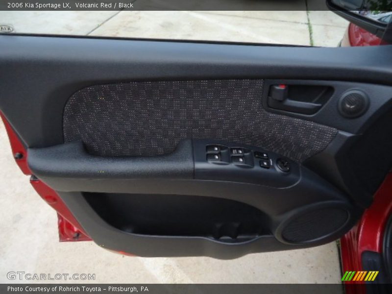 Volcanic Red / Black 2006 Kia Sportage LX