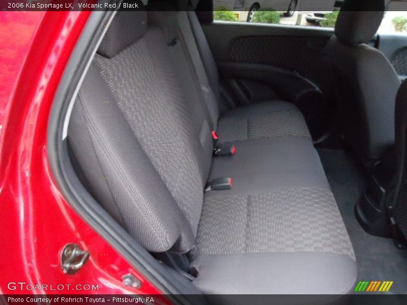 Volcanic Red / Black 2006 Kia Sportage LX