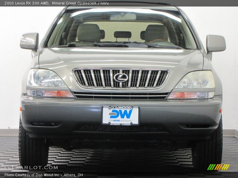 Mineral Green Opalescent / Ivory 2003 Lexus RX 300 AWD