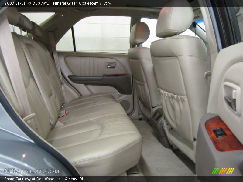 Mineral Green Opalescent / Ivory 2003 Lexus RX 300 AWD