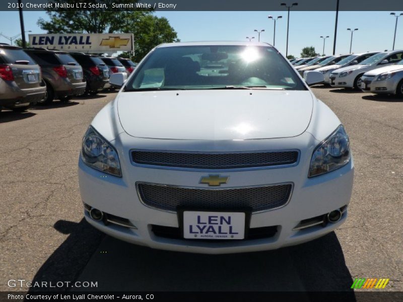 Summit White / Ebony 2010 Chevrolet Malibu LTZ Sedan