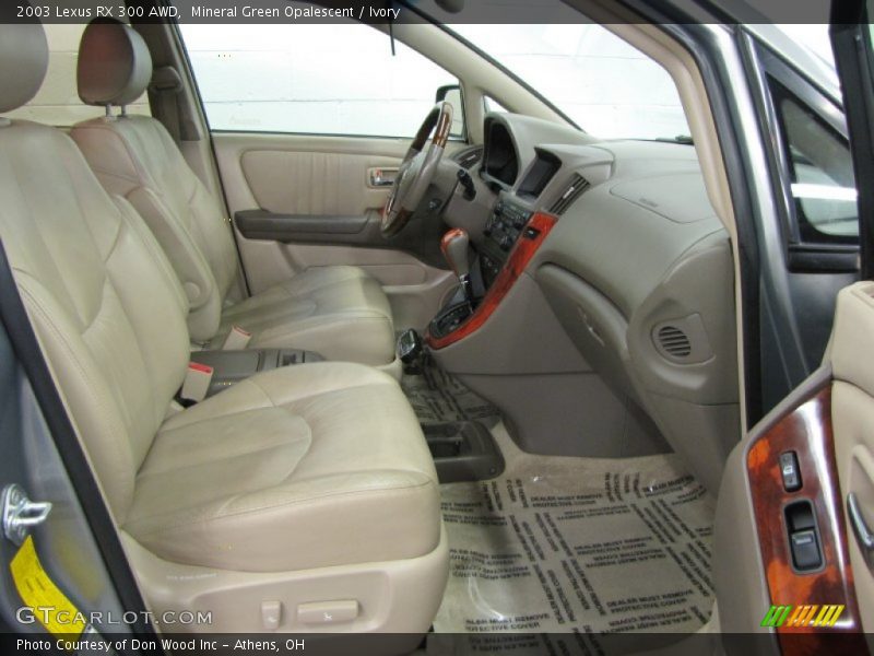 Mineral Green Opalescent / Ivory 2003 Lexus RX 300 AWD