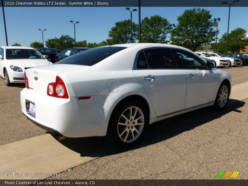 Summit White / Ebony 2010 Chevrolet Malibu LTZ Sedan