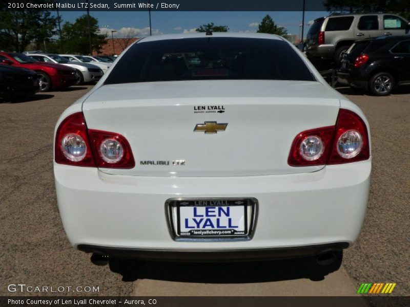 Summit White / Ebony 2010 Chevrolet Malibu LTZ Sedan