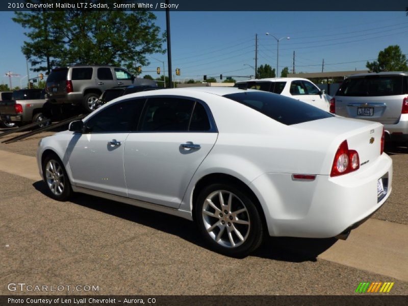 Summit White / Ebony 2010 Chevrolet Malibu LTZ Sedan