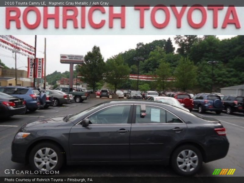 Magnetic Gray Metallic / Ash Gray 2010 Toyota Camry LE