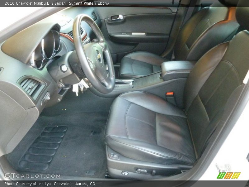 Summit White / Ebony 2010 Chevrolet Malibu LTZ Sedan