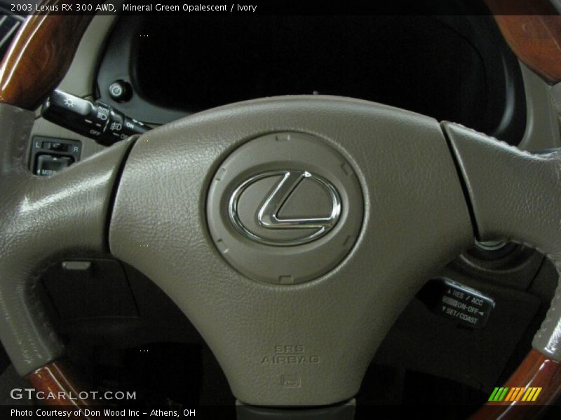 Mineral Green Opalescent / Ivory 2003 Lexus RX 300 AWD