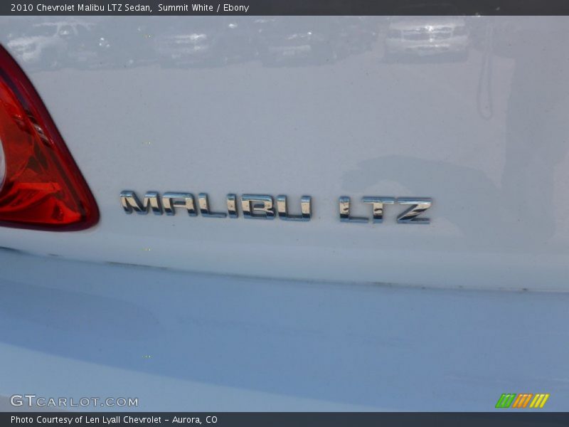 Summit White / Ebony 2010 Chevrolet Malibu LTZ Sedan