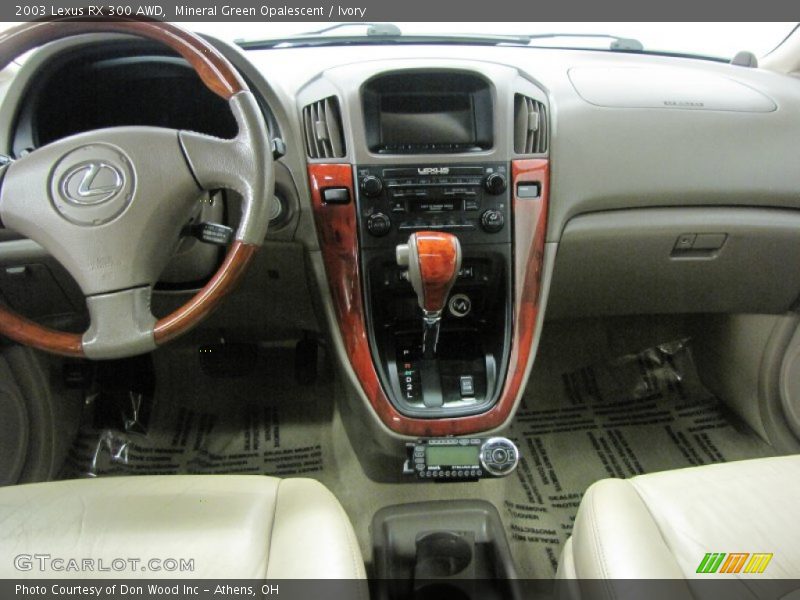 Mineral Green Opalescent / Ivory 2003 Lexus RX 300 AWD