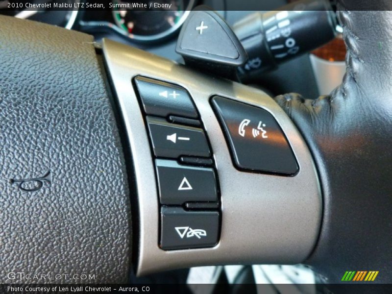 Summit White / Ebony 2010 Chevrolet Malibu LTZ Sedan