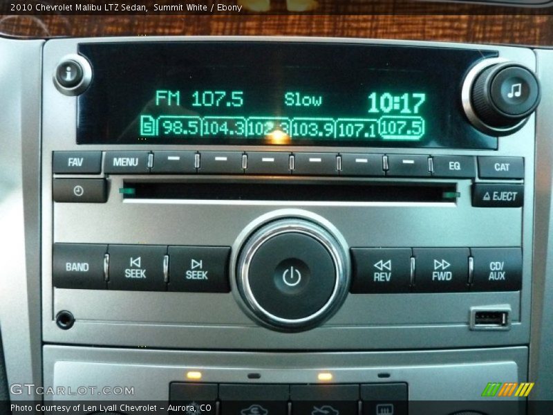 Summit White / Ebony 2010 Chevrolet Malibu LTZ Sedan