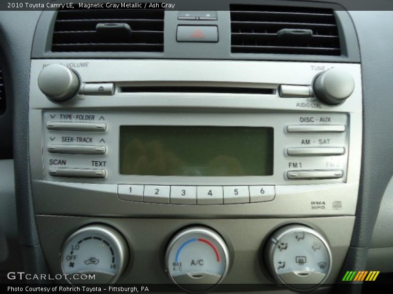 Magnetic Gray Metallic / Ash Gray 2010 Toyota Camry LE