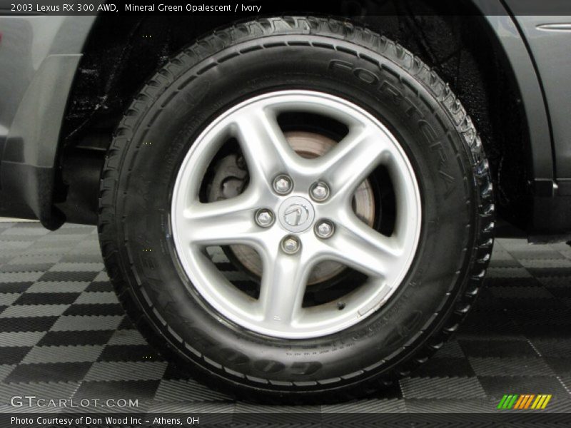 Mineral Green Opalescent / Ivory 2003 Lexus RX 300 AWD