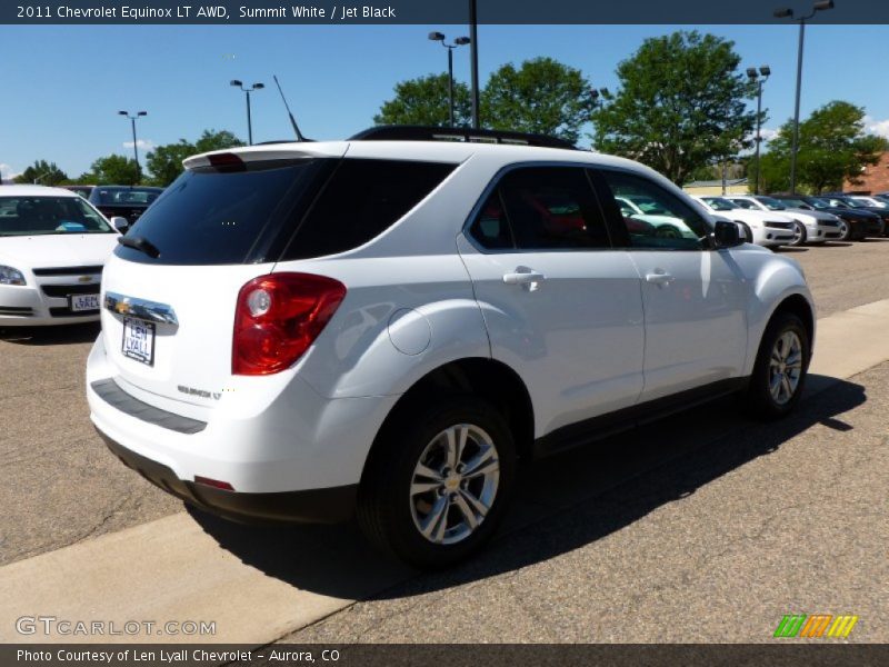 Summit White / Jet Black 2011 Chevrolet Equinox LT AWD