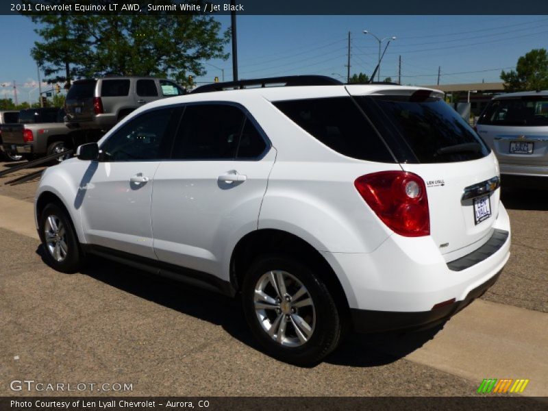 Summit White / Jet Black 2011 Chevrolet Equinox LT AWD