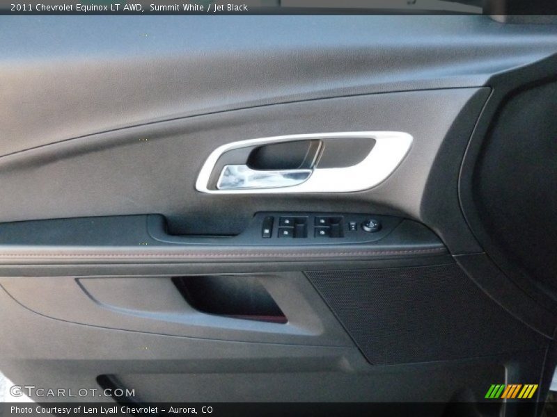Summit White / Jet Black 2011 Chevrolet Equinox LT AWD