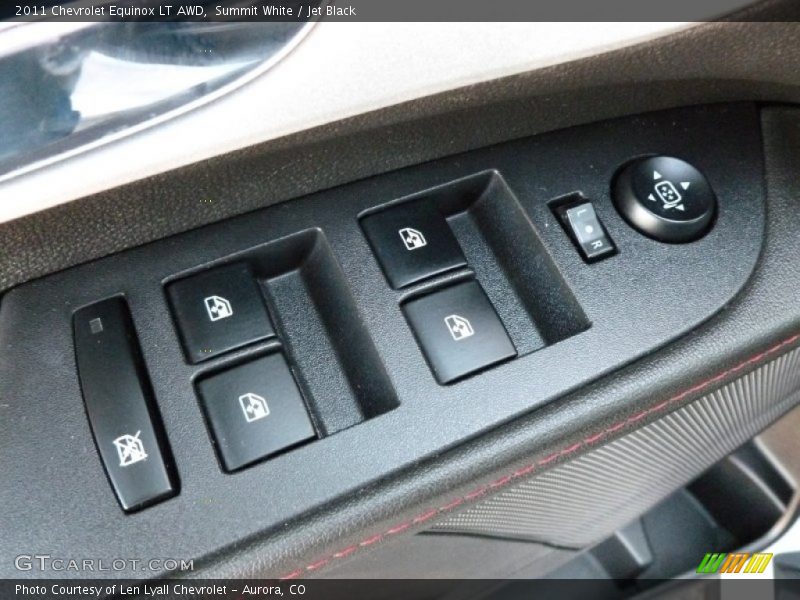 Summit White / Jet Black 2011 Chevrolet Equinox LT AWD