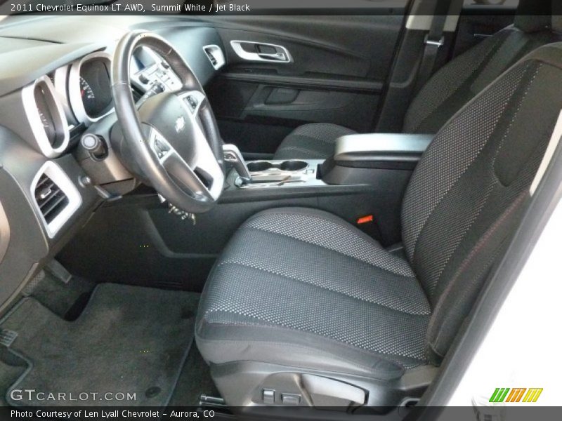 Summit White / Jet Black 2011 Chevrolet Equinox LT AWD