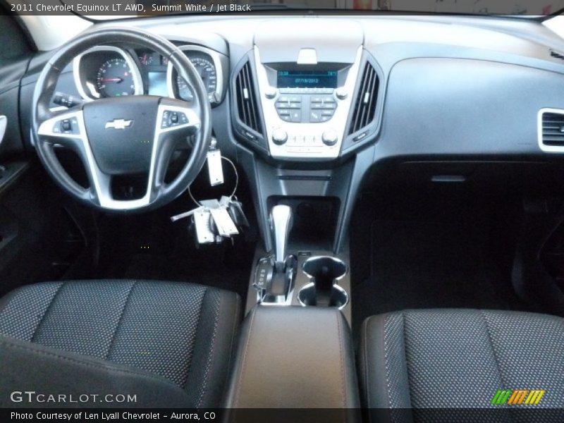 Summit White / Jet Black 2011 Chevrolet Equinox LT AWD